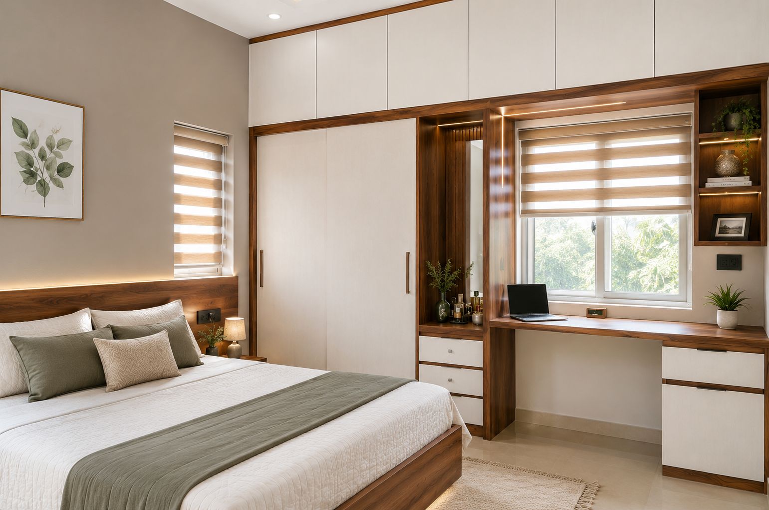Bedroom with Study Nook